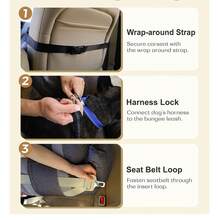 Dog Car Seat, Puppy Booster Seat, Travel Carrier Bed For Small And Medium Pets