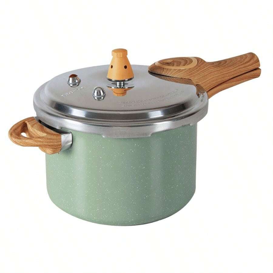 Brinox Nonstick Ceramic Life Pressure Induction Pressure Cooker 4.2 L Botanika Green - Green - View 1