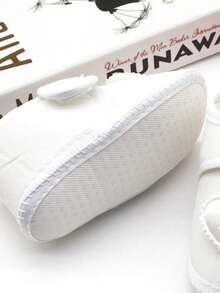 1 Par de Sapatos Meias para Bebês Meninas Recém-Nascidos Sola Macia Antiderrapante Sapatos de Vestido de Casamento Princesa Flats Mary Jane, Adequado para Uso Interno e Externo, Aprendendo a Caminhar 0-12 Meses Crianças