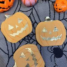 20/40 buc șervețele creative în formă de dovleac de Halloween, 3 straturi, îngroșate, desfășurate, 9,4 * 9,4 inch, șervețele de hârtie imprimate pentru petrecerea de Halloween, șervețele decorative pentru festivalul recoltei, ștampilare aurie, temă de Halloween, șervețele de hârtie de unică folosință