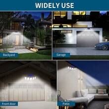 1 Stück Solar Wandleuchte, Solarleuchte für Außen, 5 Köpfe Solar 300 LED/ 1 Kopf 100LED Licht für Außen mit Bewegungssensor, wasserdicht, Weitwinkel-Beleuchtung Wandleuchte für Garten, Hof, Straße (100/300LED optional)