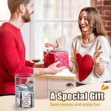 Clear Piggy Bank, Acrylic Piggy Bank For Adults Must Break To Open, Unopenable Money Saving Box For Boys Girls Women Men Birthday Gift - 透明圓柱體 - 查看 10