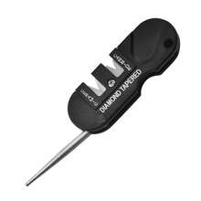 1 buc. Ascuțitor de cuțit de bucătărie multifuncțional pentru acasă, mini - ascuțitor portabil pentru exterior, din oțel tungsten, instrument de ascuțire ceramică, instrument de ascuțire antiderapant