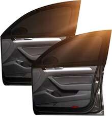 ANNA TOSANI 2 Pack Parasol de Coche, Parasol para Protección Coche, Doble Tejido paraáxima Protección Rayos UVA y Anti-Mosquitos - 1 - Ver 1