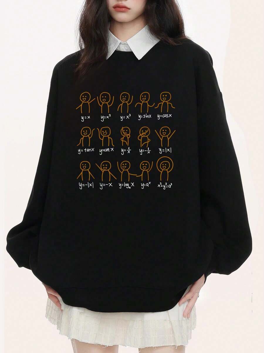 Women Sweatshirts - Black - View 1