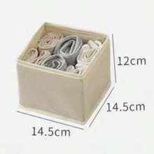 1/4 Packs Foldable Cloth Storage Box Closet Dresser Drawer Organizer Fabric Baskets Bins Containers Divider For Clothes Underwear Bras Socks Clothing