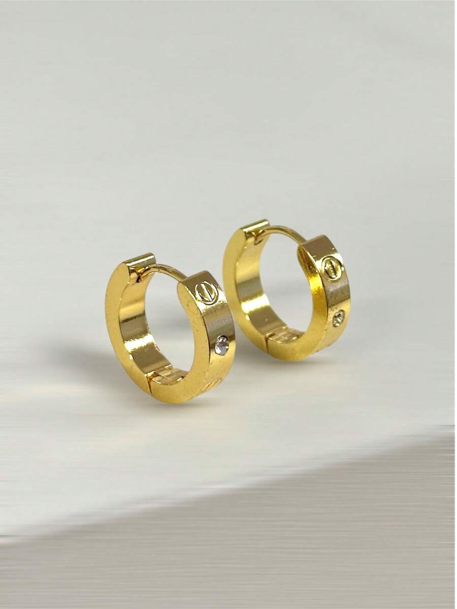 Virginia Bracelet Kit Stainless Steel Women's Bracelet 18k Gold Antiallergic - Brinc. Tình yêu - Xem 1