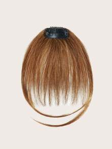 Air Bangs Hairpieces Hair Women Natural Black Light Brown Bangs Hair Clips For Extensions Fake Air Bangs Hair Clip-In Extension Fake Fringe Natural Halloween Day False Hairpiece For Women Clip In Bangs Human Hair Wispy Bangs Clip In Bangs For Women, Faux Bangs, Bangs Fringe With Temples Hairpieces For Daily Wear, Curved Bangs Women's Natural-Looking Clip-In Bangs With Sideburns – Hairpiece For Everyday Elegance