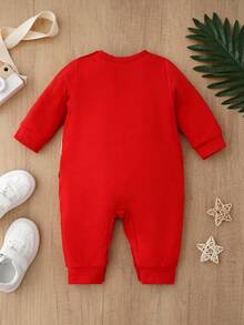 Pelele de Santa Claus para bebé, ropa de Navidad para recién nacidos niños y niñas, otoño