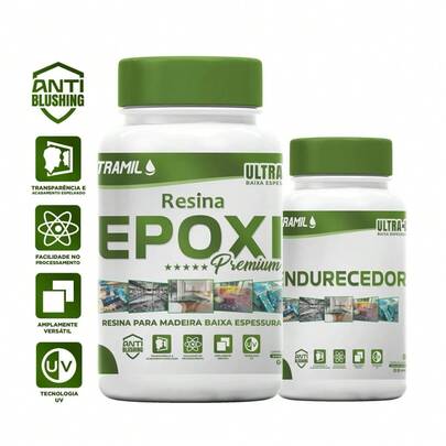 Resina Para Madeira Baixa Espessura Petramil (Peso Total 750g) cod.05
