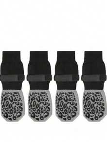 12PCS/3sets Double-Sided Anti-Slip Dog Socks, Prevent Licking & Biting Hardwood Floor, Strong Grip, Paw Protection, Anti-Scratch Dog Socks - Multicolor - View 13