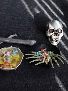 1/2 pièces Décoration de main de squelette d'Halloween, décoration d'ongle effrayante, ornements d'Halloween