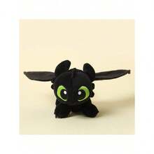 Universal Pictures Búp bê nhồi bông Toothless dễ thương, có móc đeo ba lô tháo rời và phụ kiện đeo vai để đứng, món quà Giáng sinh và sinh nhật tuyệt vời cho gia đình và bạn bè. - Không răng - Xem 8