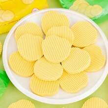 4PCS Realistic Potato Chip Shaped Erasers For Kids Writing Student School Supply - Multicolor - View 5