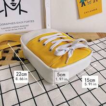 Bolso bandolera de lona con parches exagerados y personalizado de moda, bolso de hombro de mujer con bolsillo para teléfono y monedero