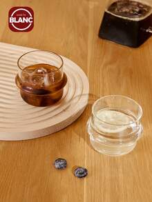 1 件透明玻璃杯、咖啡杯、柠檬水玻璃杯、小杯 - 無色 - 查看 2