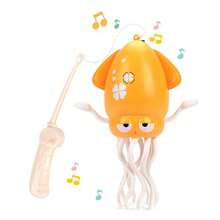 1 Stück Niedliches Krake Krabbel-Spielzeug für Kinder mit Hinderniserkennung, interaktives tanzendes und laufendes Spielzeug, Musik spielende sensorische Oktopus für Jungen Mädchen Kindergeburtstags-Geschenke (Batterie nicht enthalten)