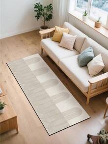One Silica Gel Kitchen Mat With A High-End Simple Line Block Mosaic Pattern, Cushioned Anti-Fatigue Kitchen Rug, Quick-Drying Non-Slip Water-Absorbing, Suitable For Kitchen, Bathroom, Entranceway, Laundry Room Etc. - Multicolor - View 6