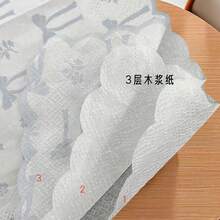 20/40张蓝色和粉色蕾丝餐巾纸，蝴蝶结图案印花纸巾，展开尺寸10*10英寸，三层波浪边鸡尾酒餐巾纸，婚礼装饰，非常适合迎婴派对、新娘派对、性别揭晓派对、生日派对用品、圣诞节等场合。 - Bow - 查看 10