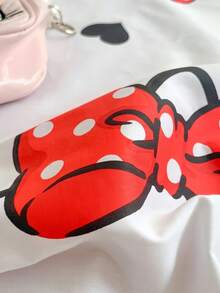 Sanrio 可爱印花 2/3 件床上用品套装 - Hello Kitty/Kuromi/Cinnamoroll/Pochacco（1 件羽绒被套 + 1/2 件枕套，无填充物）卡通全尺寸，柔软舒适，适合宿舍、家庭卧室、酒店、所有季节，带拉链开合和枕套，多色，超大床上用品套装，超大羽绒被套 - 波點凱蒂 - 查看 8