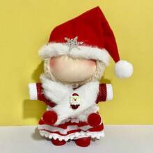 6.69-Inch Christmas Doll Clothes, Compatible With Labubu,1sets Of Decoration - Fashionable Headwear, Clothing And Pants Or Skirt Set, Suitable For 6.69-Inch Dolls, Cute BuLabu Christmas Accessories, For Play And Display (Shoes And Dolls Not Included) - Multicolor - View 19