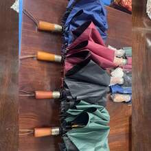 1pc Automatic Open Folding Umbrella, UPF50+ Protection, 32 Steel Ribs Structure, 190T Pongee Fabric, Casual Style, Unisex, Windproof Sunshade Large Umbrella