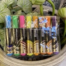 8pcs/Set Erasable Whiteboard Markers, Water-Based Black Markers For Teachers, Colored Markers For Students, Short Thick Tip Erasable Markers For Writing Boards, Portable Mini Markers, Back To School - 8-color Set - View 8