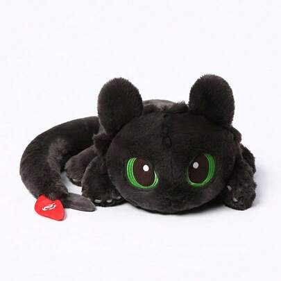 Universal Pictures 20 Inch Giant Soft Cuddly Toothless Plush Doll, Cute Toothless Plush Doll, Soft Faux Fur Filled Plush Pillow, Healing Gift For Kids And Friends
