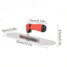 不锈钢混凝土池铲、精密加工抹子、水泥墙抹灰砌筑手动工具 - 銀色 - 查看 5