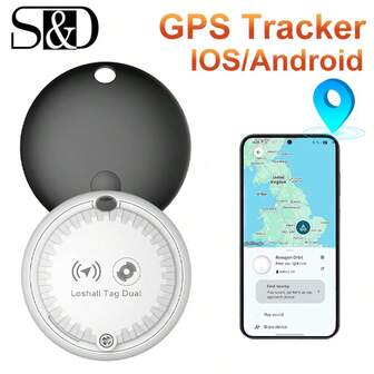 S&D Rastreador GPS Bluetooth mini inteligente con Apple Android para vehículos - Rastreador GPS para automóviles Dispositivo de seguimiento GPS portátil en tiempo real Localizador GPS magnético para automóviles Cobertura global completa Localizadores de ubicación para automóviles, niños, perros, camiones, motocicletas