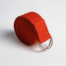 1 件瑜伽阻力带，带金属 D 形环，适合普拉提、锻炼、健身、伸展运动