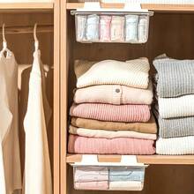 15格透明内衣收纳盒内裤袜子收纳盒抽屉式家居服装衣柜分层收纳盒带分隔板15格/无隔层（可选） - 彩色 - 查看 9