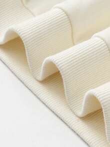 女婴秋季运动衫柔软透气耐穿舒适日常穿着 - 乳白 - 查看 8