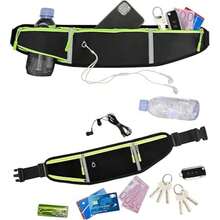 1pc Sports Waist Bag With Phone Holder, Waterproof & Shock-Proof Fitness Running Waist Belt, Unisex Design For Gym, Running, Outdoor Activities