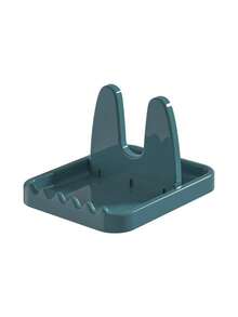 1pc Plastics Utensil Rest And Pot Lid Holder With Drip Pad For Multiple Utensils,Spoon Rest,Spoon Rest For Kitchen,Lid Holder,Multifunctional Foldable Pot Lid Holder,Heat Resistant Cover Holder,Utensil Rack For Kitchen Accessories - Multicolor - View 13
