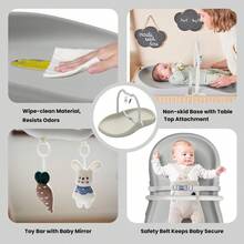 UBRAVOO Cambiador UBRAVOO con cinturón deseguridad y bandeja para juguetes para gatos, cuña antivuelco, fácil de limpiar, impermeable, con bordes acolchados elevados