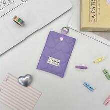 1 Stück gesteppte Liebes-Kartentasche, Damen Kleine/Große Kapazität Kartentasche, Studenten Kartenhalter Geldbörse, Bankkarten Tasche für Frauen, Mini Geldbörse, Münzbörse, Geldtasche, Y2K