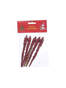 1 Pack Of 5 Twisted Icicles Decorations For Christmas Tree Glitter Spiral Strips Hanging Ornaments Suitable For Winter Christmas Tree Party Wedding Holiday Accessories Christmas Decoration Supplies Home Decorations Holiday Party Christmas Gifts