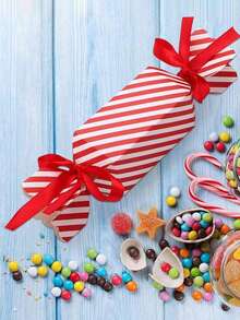 45/90 Pcs Red Gift Boxes With Ribbons, Multi-Purpose Paper Gift Boxes, Suitable For Carnival, Christmas, Thanksgiving, New Year, And Multi-Functional Party Gift Box Packaging