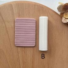 2026 Polymer Clay Texture Rolling Pin, Clay Earring Rolling Pin And Cutter, Polymer Clay Jewelry Making Tools For Beginners And Jewelry Artists, Clay Earring Mold, Made Of PLA Material - White - View 9