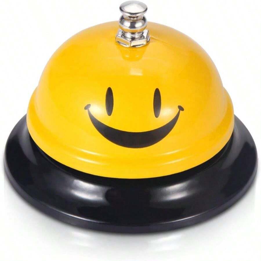 EMDMAK Call Bell, Service Bell For The Porter Kitchen Restaurant Bar Classic Concierge Hotel (335 Inch Diameter) (Yellow)
