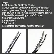 13厘米（5英寸）宠物美容院止血钳专业狗医院猫受伤工具家用不锈钢不锈钢彩色止血钳，直头电镀宠物耳毛脱毛钳，美容工具随机款式 - 彩色 - 查看 8