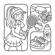 （90页/217克）女孩空间：第二卷 成人及青少年涂色书，展现温馨时刻和日常快乐，帮助您放松身心，缓解压力（可爱易涂色） - 彩色 - 查看 4