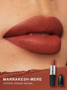 MAC Lustreglass Lipstick Sheer Shine PDA (Bricky Red).1 0Z/3G - #925 MARRAKESH-mERE - View 8