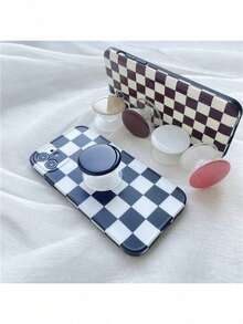 Solid Color Phone Grip Stand, Cute Cell Phone Holder, Expandable Collapsible Phone Accessory, ABS Material, Waterproof, Phone Charms Kindle Holder Support Compatible With IPhone, Android Phone, Gift For Birthday, Family, Friends Phone Stand Phone Accessories