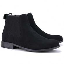 Men's Chelsea Boot Country Leather Suede - Black - View 3