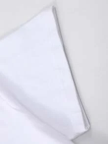 VHUTHK Letter And Portrait Print (220 Cotton T-Shirt) Men's Summer Round Neck Short Sleeved Casual Cotton Print Jesus Faith - White-(白色-5) - 查看 4