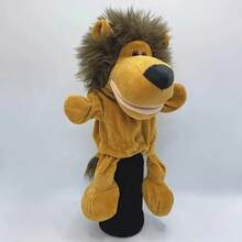 غطاء رأس نادي الغولف من القماش المخملي بتصميم كرتوني للحيوانات، قطعة واحدة، غطاء واقي لنادي الغولف، مصنوع من قماش الفلانيل متعدد الألوان، مناسب للاعبي الغولف، إكسسوارات الغولف، جذاب