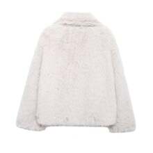SHIBASHAN Winter Women Fashion Lapel Faux Fur Jackets With Pocketshttps://Img.Ltwebstatic.Com/V4/J/Spmp/2025/10/15/54/1760492123bcbc50faff5c64aaa2f215a6bc546639.Jpg Elegant Long Sleeve Warm Fluffy Coat - Beige - View 5