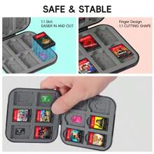 DATA FROG 12 In 1 Game Card Storage Box For Nintend Switch Portable Magnetic Game Card Box Game For Switch Accessories - Multicolor - View 3